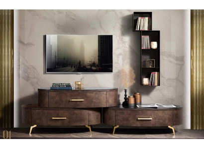 rtv tv Schrank Tisch Wohnzimmer Kommode Lowboard Sideboard Holz Modern Möbel
